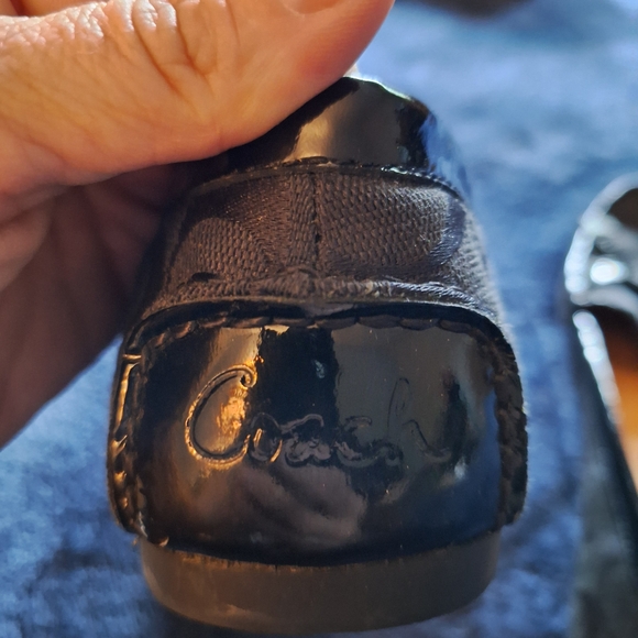 Coach Women's Black Loafers - Picture 5 of 6
